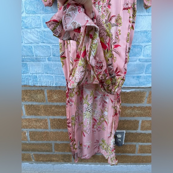 poupette st barth long kaftan amaya pink leo forest size M/L - Picture 6 of 16